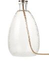 Lampada da tavolo vetro trasparente 54 cm BLANCO_871556