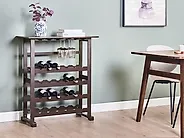 Wine Rack ROWLEY Dark Brown_1179012