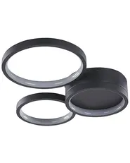 LED Ceiling Lamp AGNAT Metal Black_824671