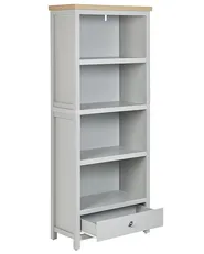 4 Tier Bookcase CLIO 180 cm Light Grey_826002