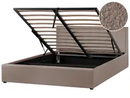 Ottoman Bed MONTLAUR Boucle Taupe 160 x 200 cm (EU King Size)_958596