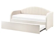Trundle Bed Boucle EYBURIE 90 x 200 cm (EU Single) Light Beige_907121