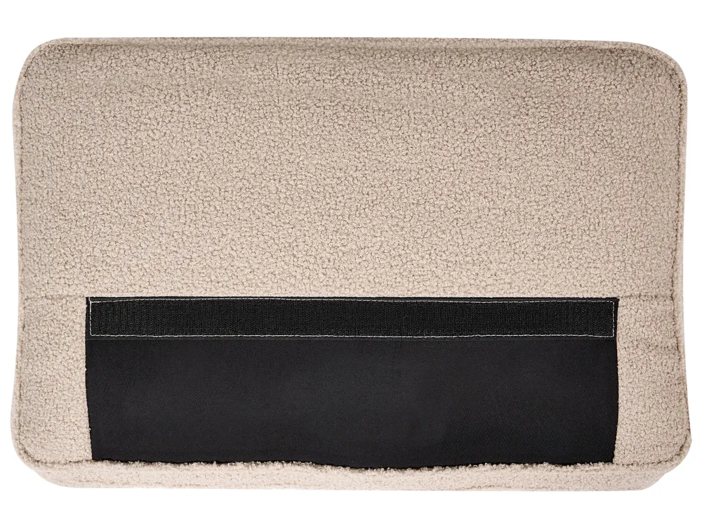 Sofa dla 2 osób KILJA Boucle Beżowy_1113551