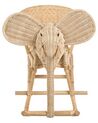 Rattan Kids Rocking Chair Elephant Natural AMPOLLINO_932116