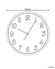 Wall Clock RUGLES 56 cm Black_1149352