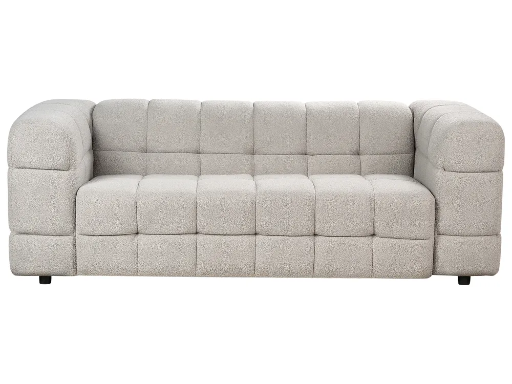 Divano posti MULLOLA Bouclé Grigio - Main Image