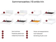 Vandseng ROISEL 160 x 200 cm Lys Beige_1026410