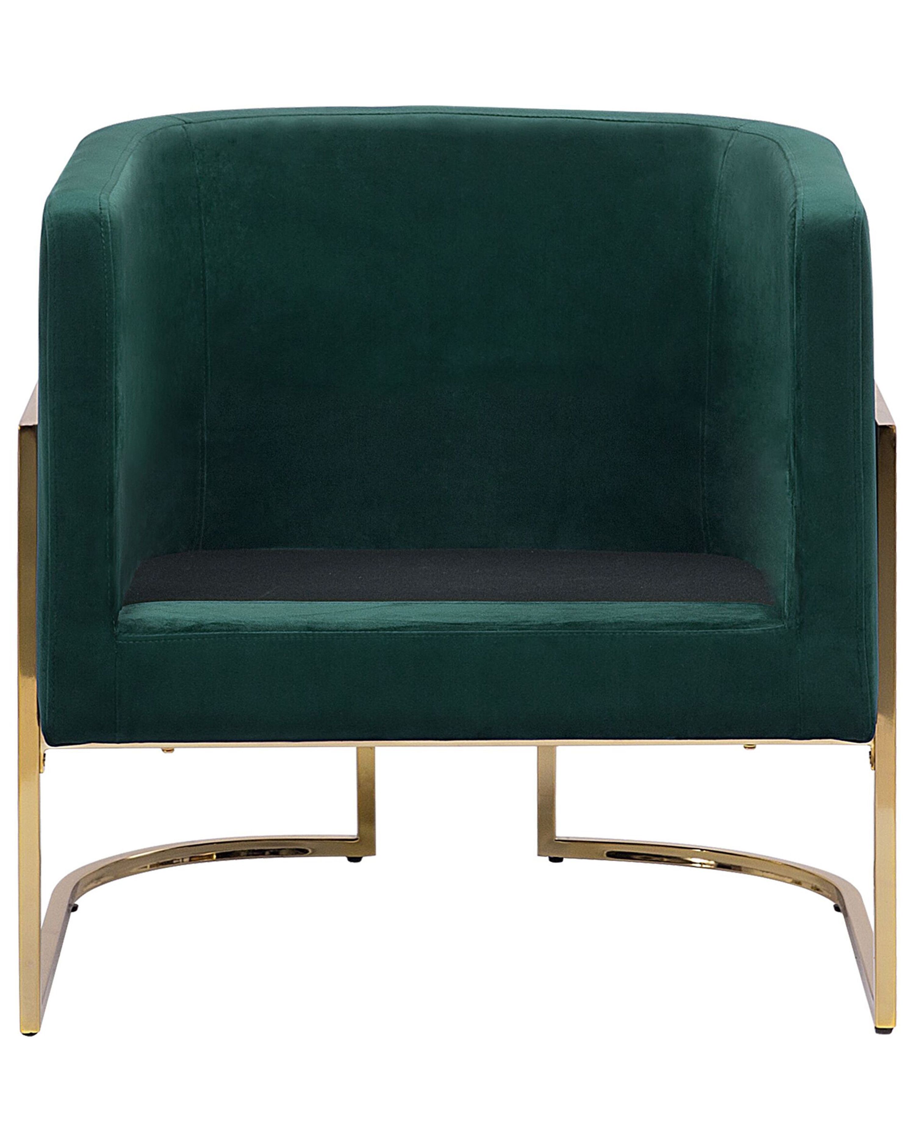 Poltrona fissa in Tessuto Velluto colore Verde CHESTERFIELD Poltrona fissa in Tessuto Velluto colore Verde CHESTERFIELD