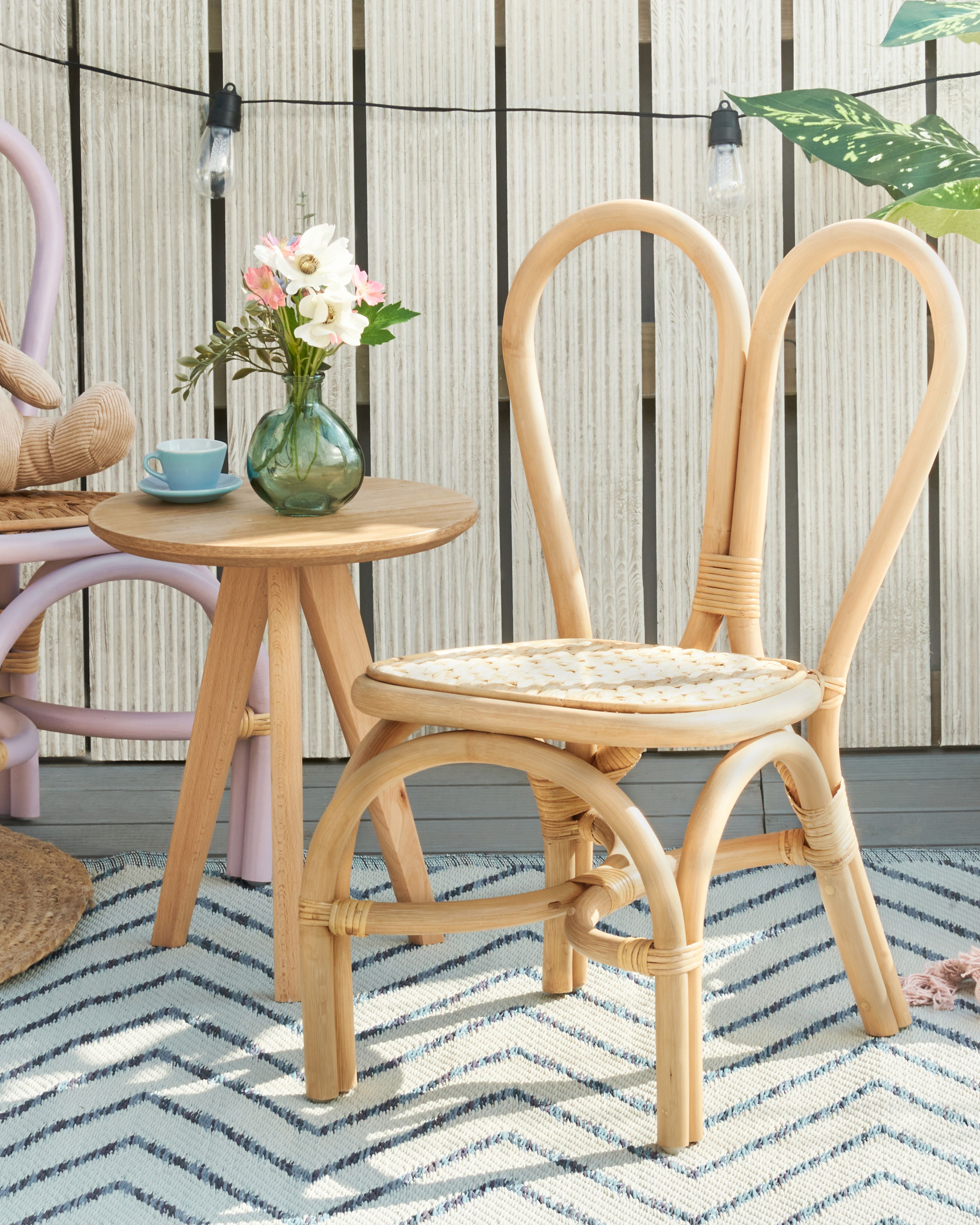 Rattan Kids Chair Natural DESIMI | Beliani.it