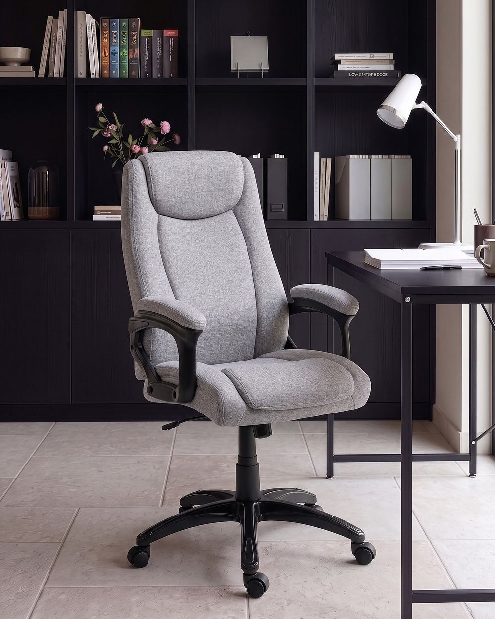 Executive Chair GRACEFUL Linen Grey