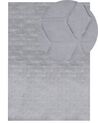 Tapis en fausse fourrure de lapin gris 160 x 230 cm THATTA_858681