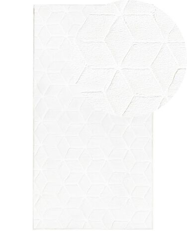 Fehér műnyúlszőrme szőnyeg 80 x 150 cm THATTA