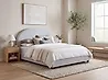Bed Chenille VAUCLUSE 160 x 200 cm (EU King Size) Light Blue