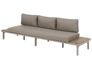 Divano da giardino 3 posti FIVIZZANO Legno d'acacia Beige_1151027