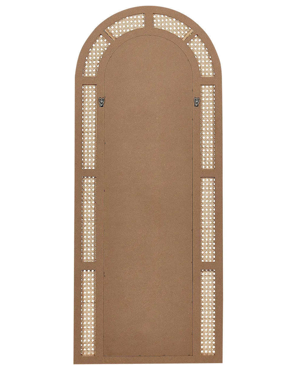 Lustro ścienne FRANEY 50 cm 120 cm Rattan Naturalny_938892