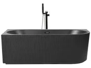 Corner Bath GOCTA 1700 x 800 mm Black Right Hand_879111
