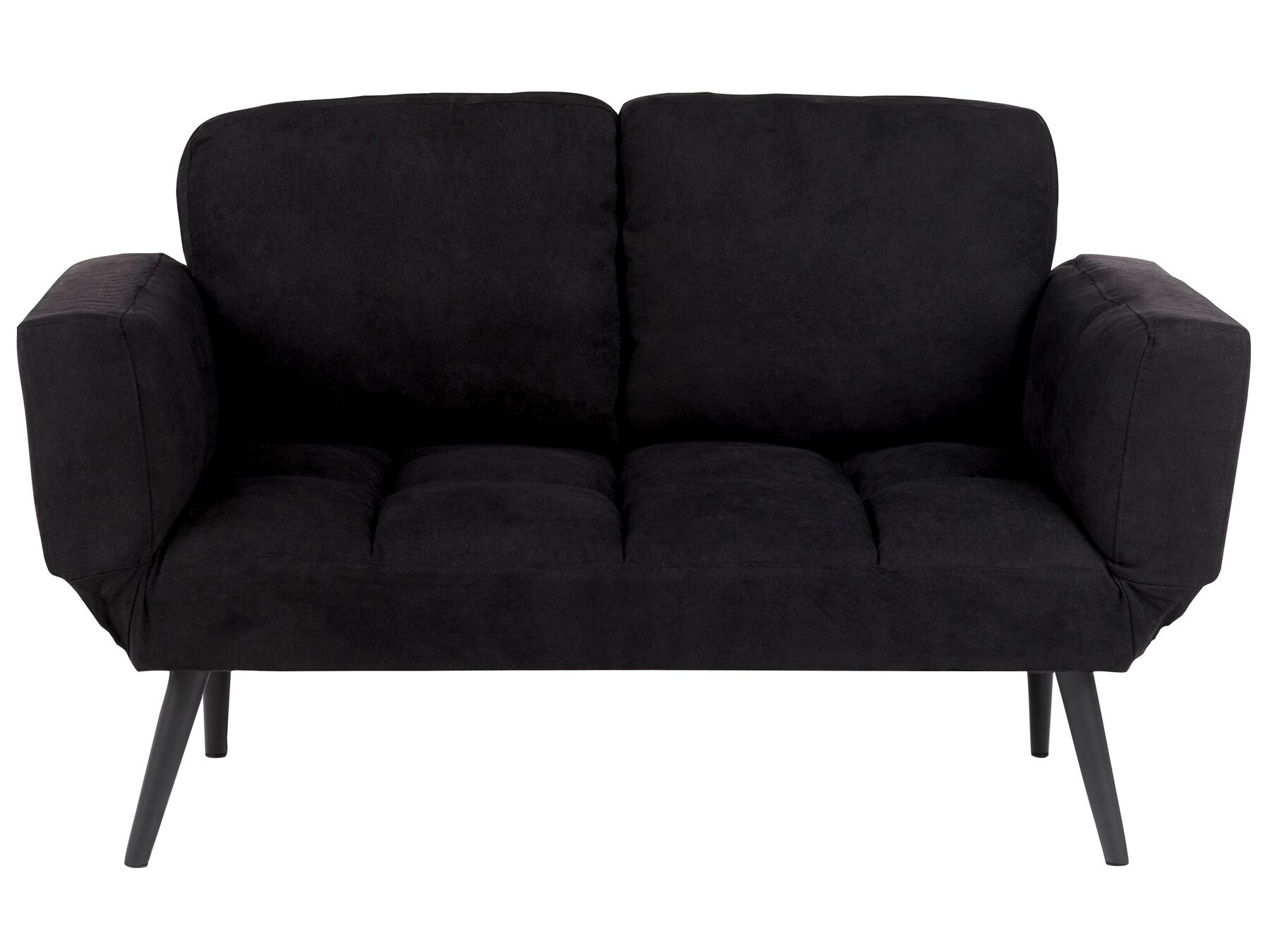 Sofa rozkładana czarna BREKKE_731151
