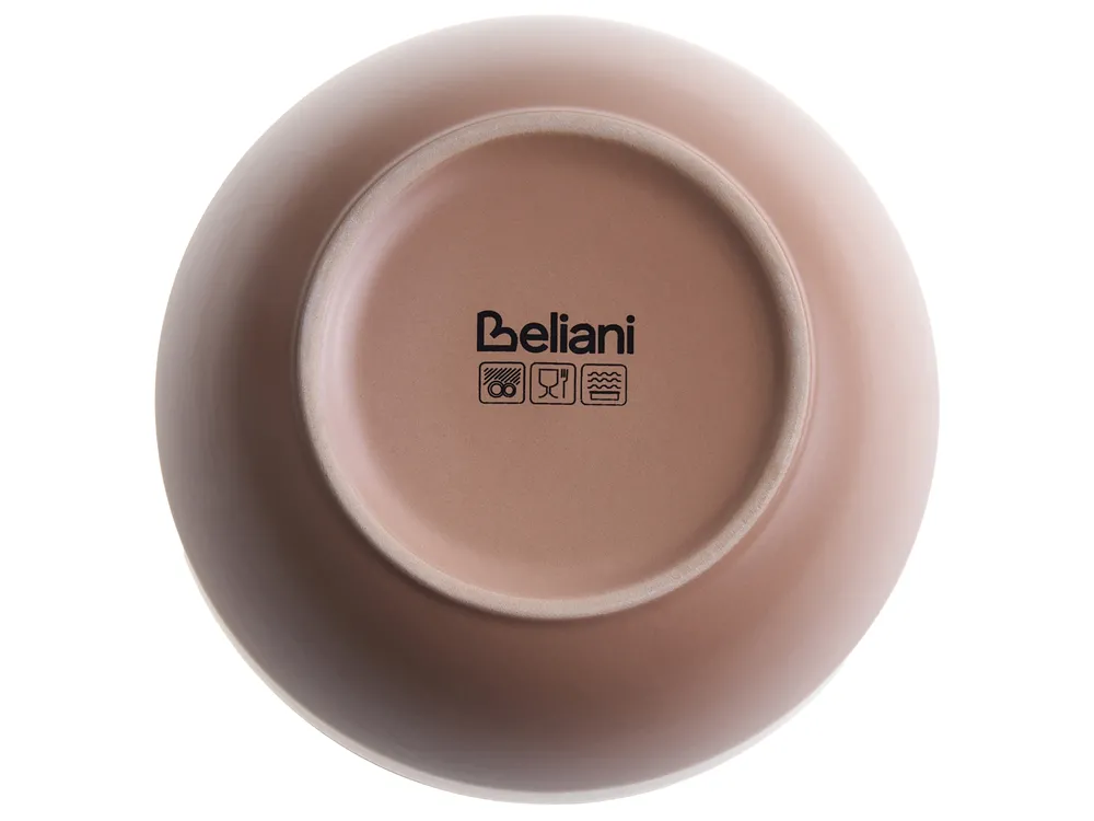 Set of 16 Dinnerware NUTMEG Stoneware Brown_1049633