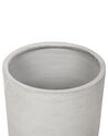 Vaso per piante grigio 42 x 42 x 42 cm MESSENE_853284