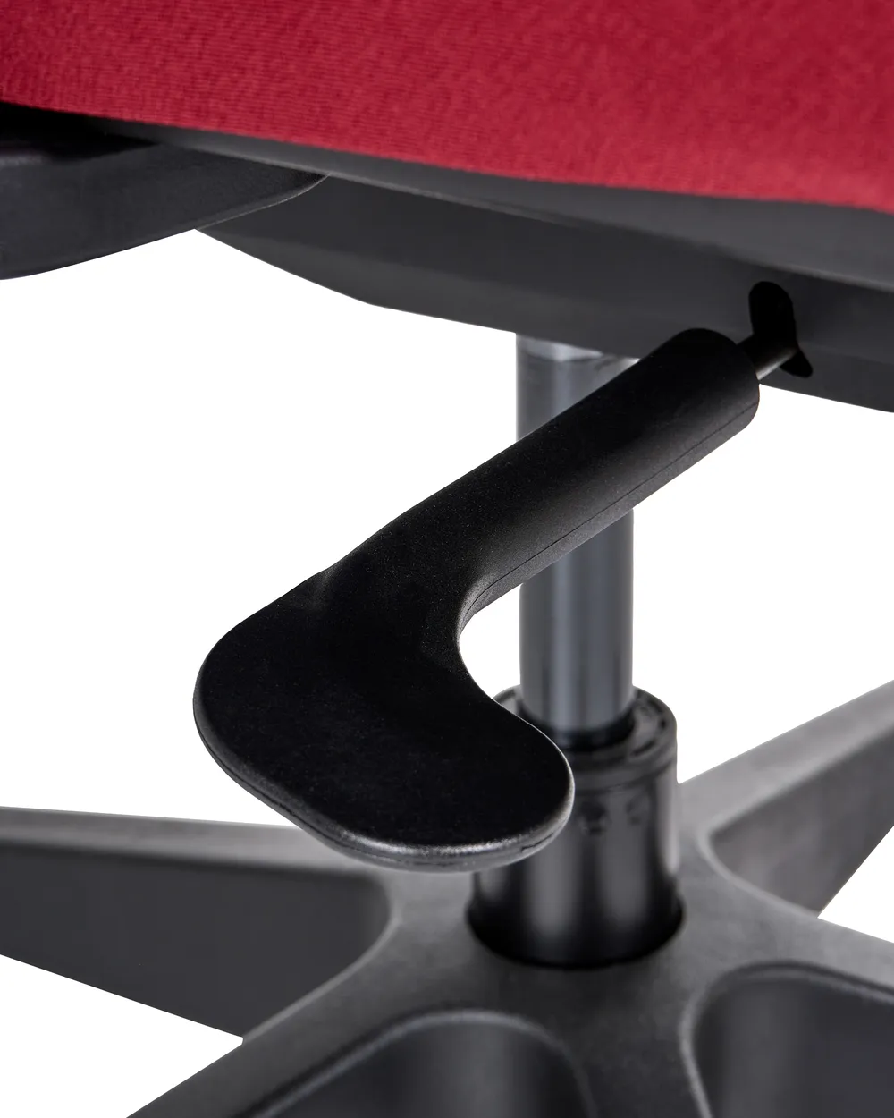 Sedia da ufficio KAMILON Tessuto Rosso scuro_1084813