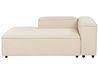 Right-Hand Chaise Longue ARDAL Fabric Beige