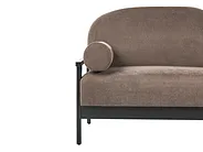 Sofa dla 2 osób PILARNE Brązowy_1159531