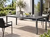 Garden Dining Table COSOLETO 180 cm 90 cm Glass Black