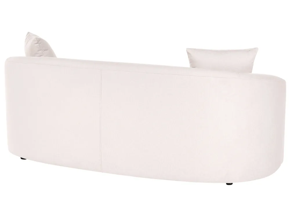 Sofa AMAL mit Ottomane Stoff Hellbeige_1145809