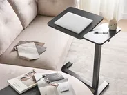 Regulowany stolik pod laptopa SCHOLA 70 cm 40 cm Czarny_1015063