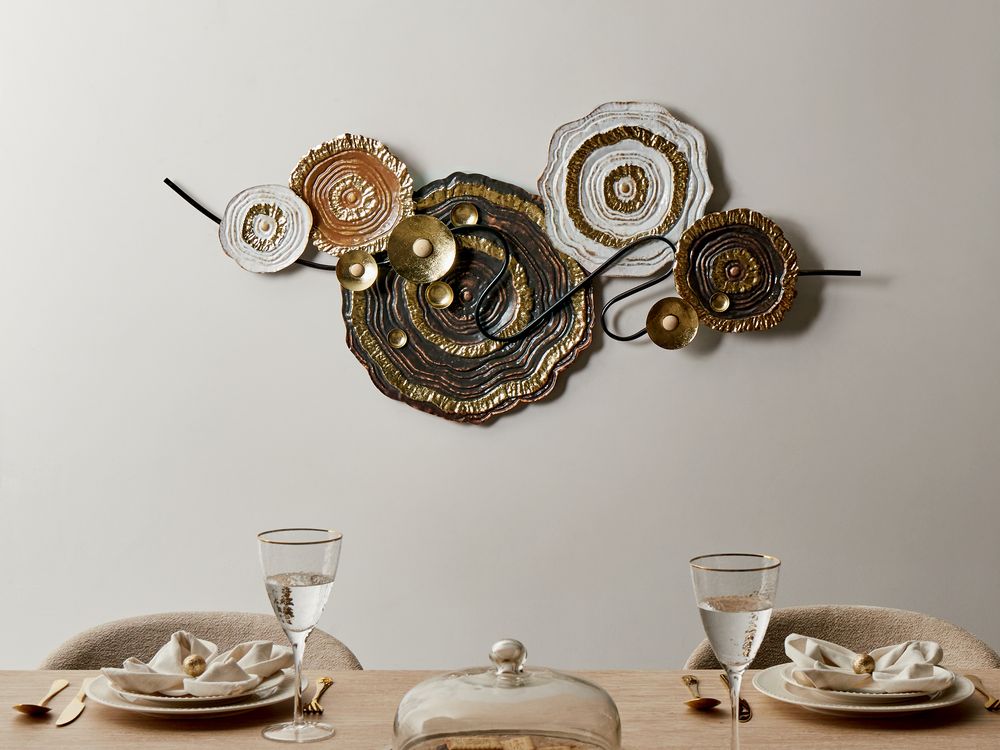 Wall Decor IRIDIUM Metal 55 cm Multicolour