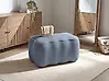 Upholstered Bench JUNO Fabric Light Blue