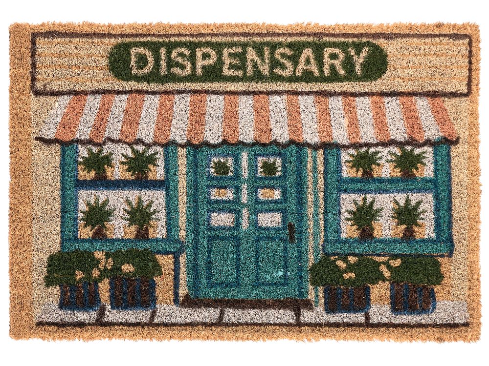 Doormat CADIZ Multicolour 60 x 90 cm Coir