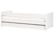 Trundle Bed Pine Wood GRAVELINES 90 x 200 cm (EU Single) White_939596