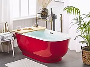 Baignoire îlot TESORO 170 x 77 cm Rouge_1177707