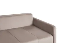 Divano letto 3 posti EGGE Velluto Tortora_1021001