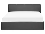 Ottoman Bed ORBEY Fabric Grey 160 x 200 cm (EU King Size)_744290