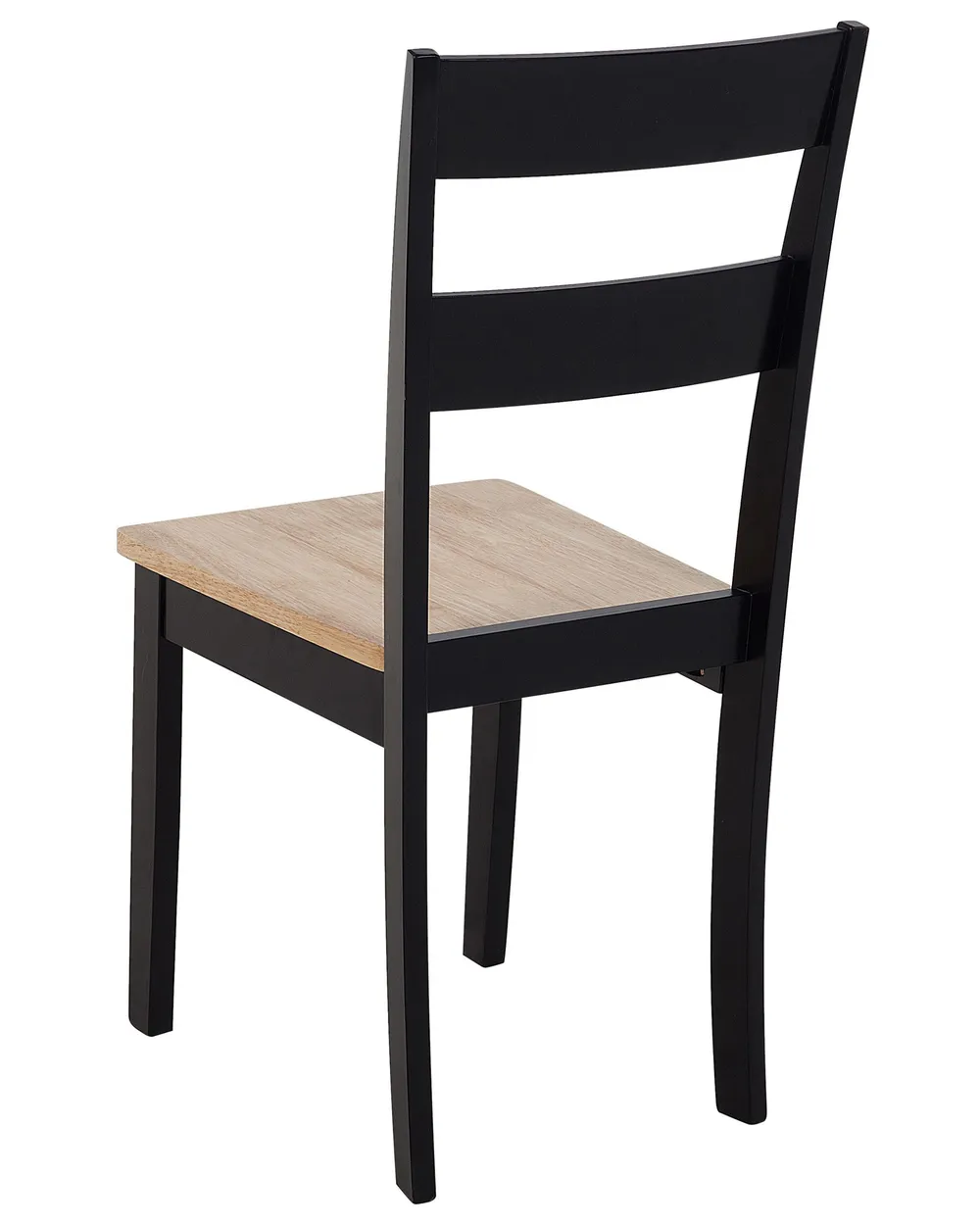 Set di 2 sedie da pranzo GEORGIA Legno Nero_735874