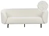 Sofa 3 Seater LOEN Boucle White
