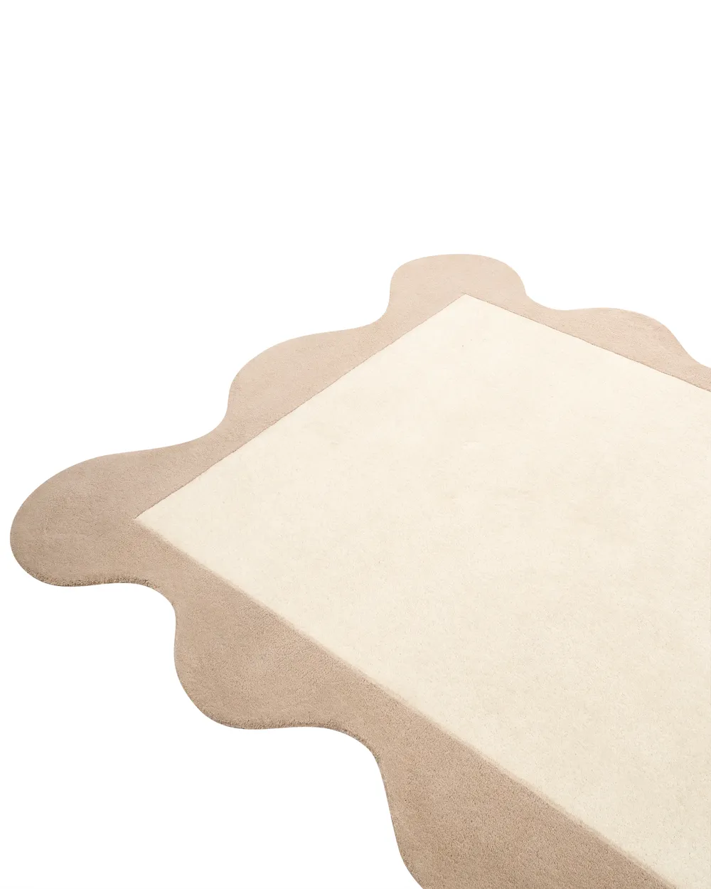 Rug SANGHAR Beige 160 x 230 cm Wool_1036889