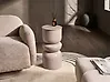 Side Table PAGE Metal Light Beige