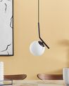 Lampe suspension en verre noire WAPITI_872330