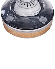 Wentylator sufitowy z lampą FREMONT Z pilotem LED Biały_862434