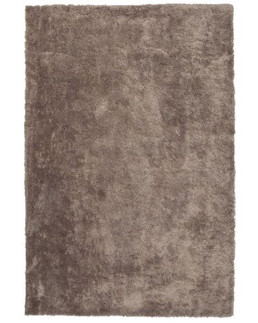 Tappeto shaggy marrone chiaro 200 x 300 cm EVREN