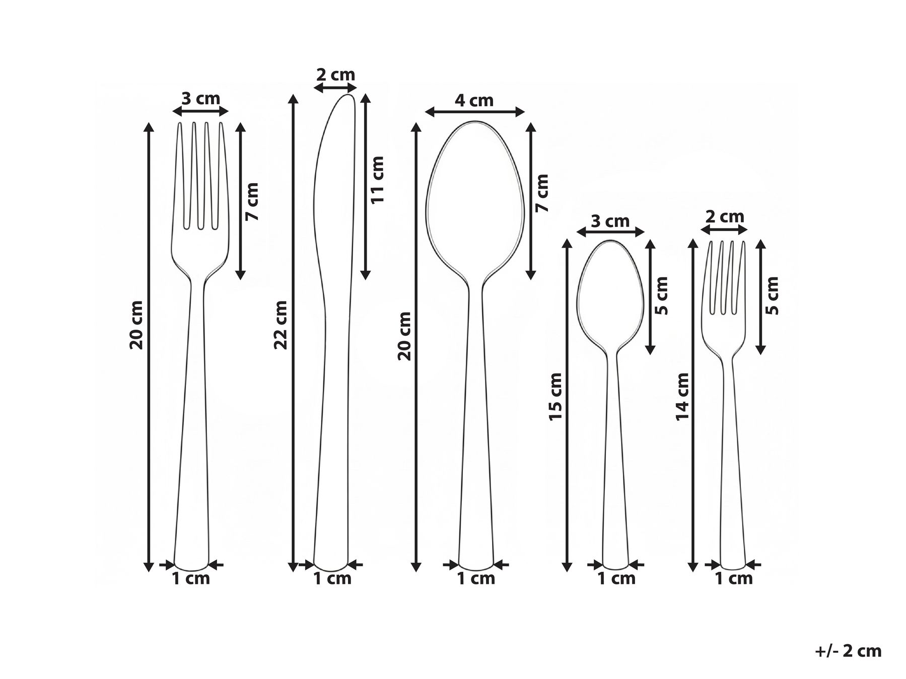 60 Piece Cutlery Set PENNE Silver_1019023
