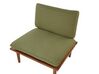 4 Seater Certified Acacia Wood Garden Sofa Set Olive Green FRASCATI_920445