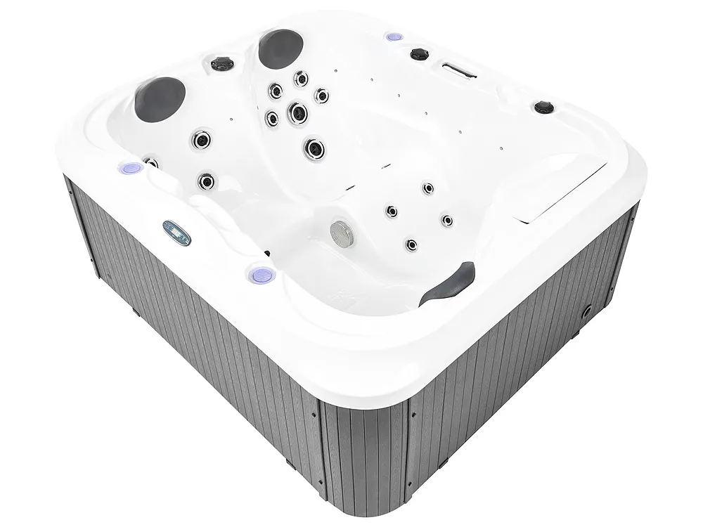 Outdoor Whirlwanne mit LED HORCONES Grau