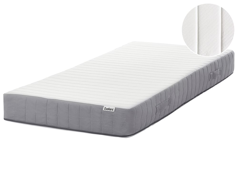 Matelas à ressorts ensachés en mousse à mémoire de forme BREEZE HYBRID 7 PLUS H2/3 Moyen 90 x 200 cm