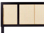 Bed Rattan AURAY 160 x 200 cm (EU King Size) Black_948363