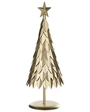 Kétdarabos dekorfigura szett KEMIJOKI 41/48 cm Karácsonyfa Arany_1156606