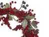 Decorative Christmas Wreath ⌀ 40 cm Red PUROL_832532